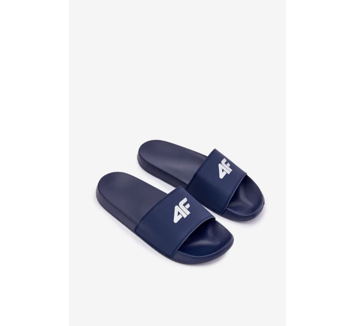 Klapki Męskie 4F 4FRMM00FSLIM011-30S Granatowe