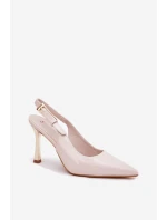 Lakované Lodičky S  A  Světle Béžové model 21702677 - Boto