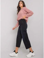 Džínsy nohavice D85038T62213B137 čierna