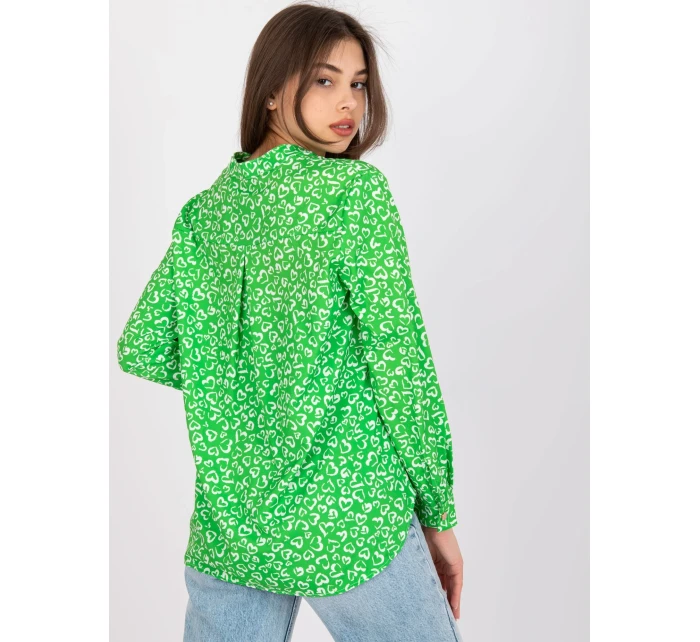 Halenka DHJ BZ model 17195311 zelená - FPrice Halenka DHJ BZ model 17195311 zelená - FPrice