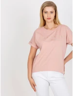 Tričko RV TS 7776.02P svetlo ružová