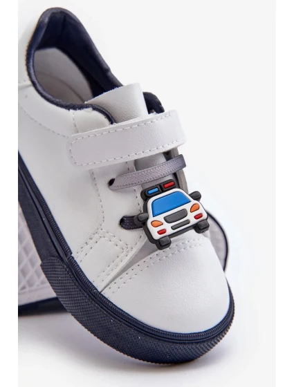 Detské tenisky Tenisky so špendlíkom, biele a námornícke Pennyn