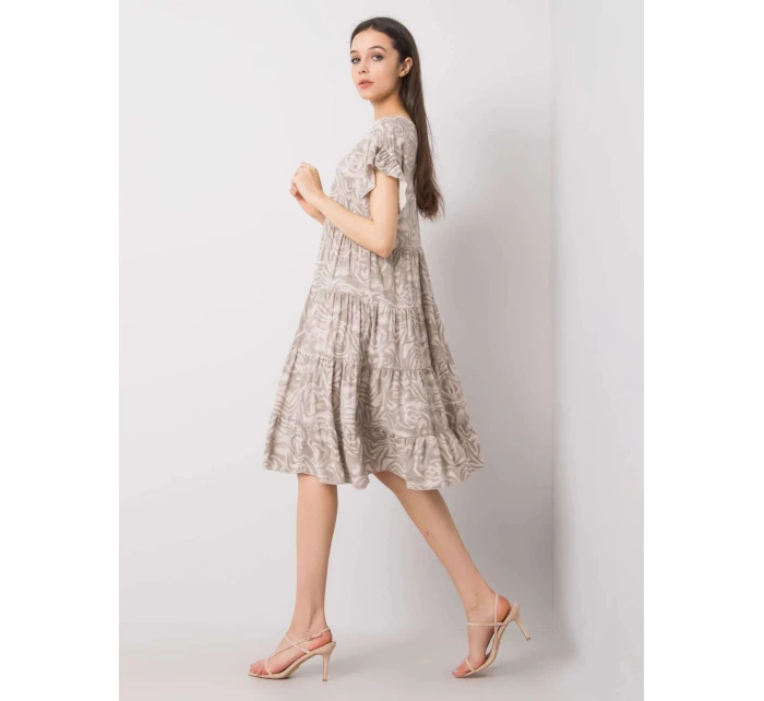 Dámske voľné šaty s volánom awd0465 - FPrice Dámske voľné šaty s volánom awd0465 - FPrice