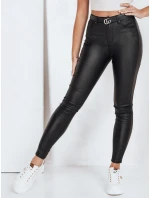 kalhoty z eko kůže černé Dstreet model 21992537 - FashionStreet kalhoty z eko kůže černé Dstreet model 21992537 - FashionStreet