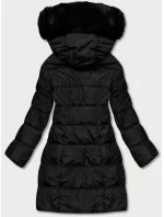 Dámska zimná páperová bunda čierna (2M-051)