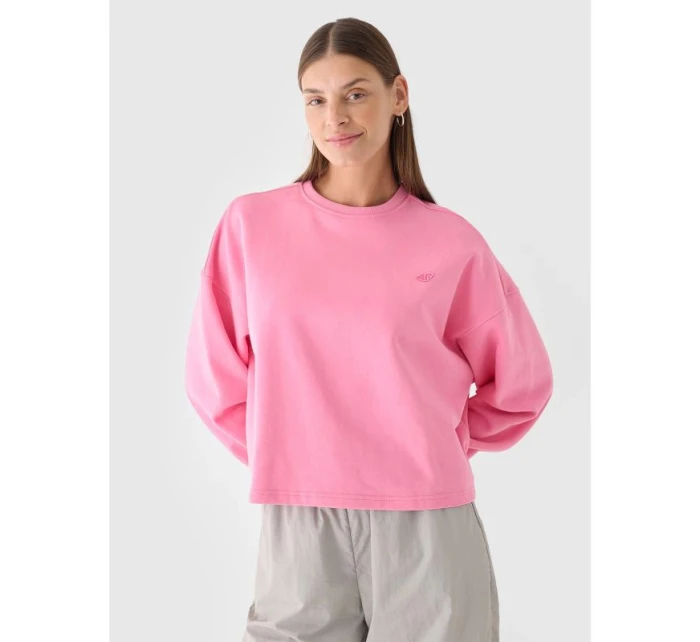 Dámská mikina bez s kapucí model 21432112 - 4F Dámská mikina bez s kapucí model 21432112 - 4F