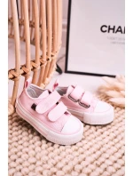 Dětské Tenisky Na Suchý Zip BIG STAR model 21545409 Růžové - Big Star Shoes