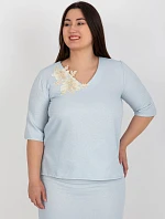 Blúzka LK BZ 506692.32 svetlo modrá