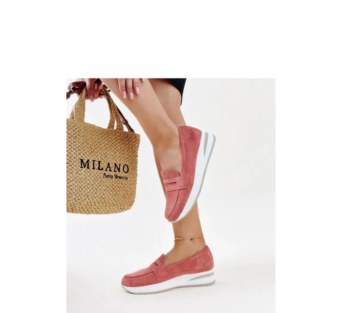 Ružové poltopánky G-54 - Solea