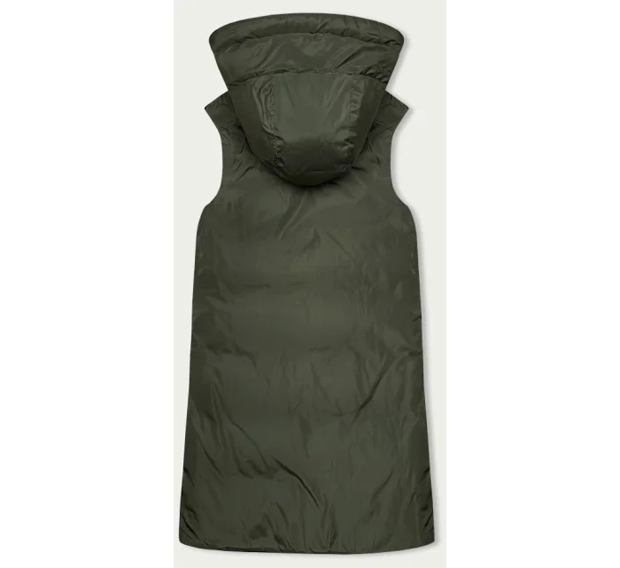 dlouhá dámská oboustranná vesta model 19422343 - S'WEST dlouhá dámská oboustranná vesta model 19422343 - S'WEST