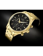 Pánské hodinky Chronograph Sapphire Gold Black model 21807565 - Giewont Pánské hodinky Chronograph Sapphire Gold Black model 21807565 - Giewont