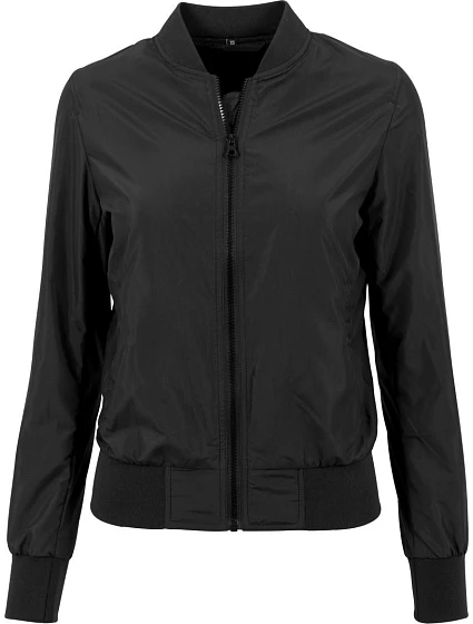 Build your Brand BY 044 Dámska bomberová bunda 56.0044 čierna