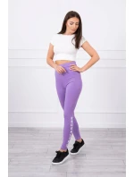 Kalhoty legíny Brooklyn tmavě fialové Kalhoty legíny Brooklyn tmavě fialové