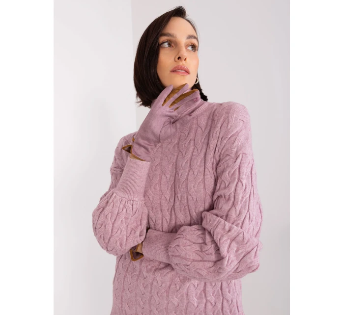 Rukavice AT RK 238601.31P tmavo fialová