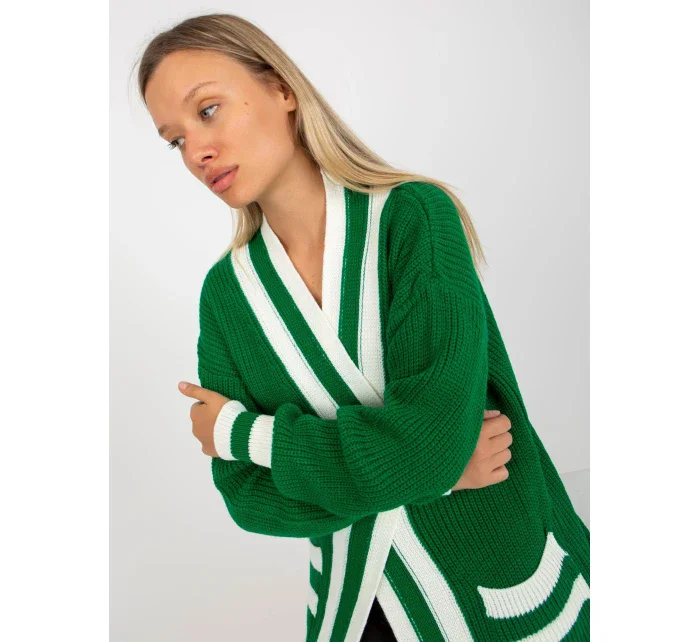 Dámsky sveter LC SW 0291 zelený Dámsky sveter LC SW 0291 zelený