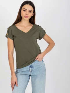 Dámska blúzka TW BZ BL 1006.56 tmavá khaki