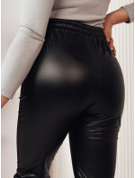 BRIAL dámske voskované nohavice čierne Dstreet UY2075