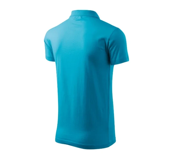 Single J. pánske polo tričko tyrkysové