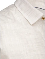 Pánská béžová košile Dstreet model 21989409 - FashionStreet Pánská béžová košile Dstreet model 21989409 - FashionStreet