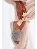 Klapki Damskie Na Koturnie Z Zamkiem Zwierzęcy Wzór Beżowe Irriva Klapki Damskie Na Koturnie Z Zamkiem Zwierzęcy Wzór Beżowe Irriva