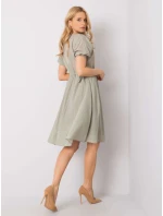 Šaty 217 SK 25663.03 khaki