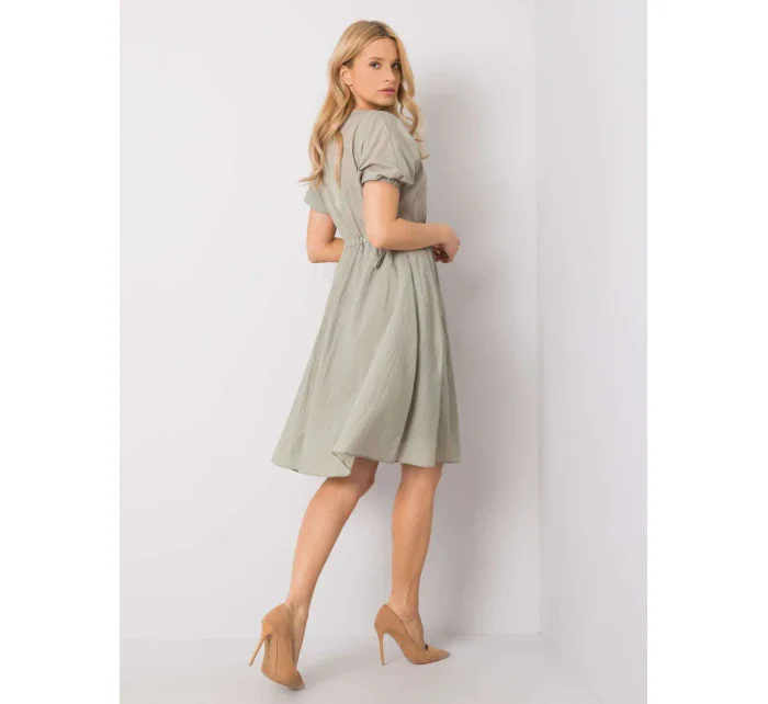 Šaty 217 SK 25663.03 khaki