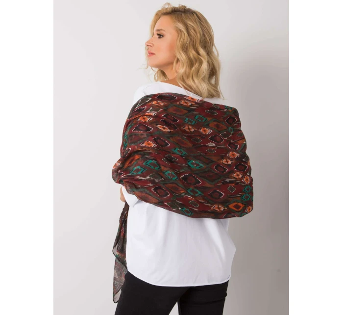 Závoj AT CH F106008 tmavohnedý