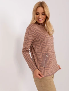 Jumper AT SW 2341.00P svetlohnedý