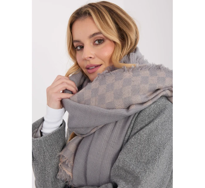 Šál AT SZ 16501.03 sivo-ružový