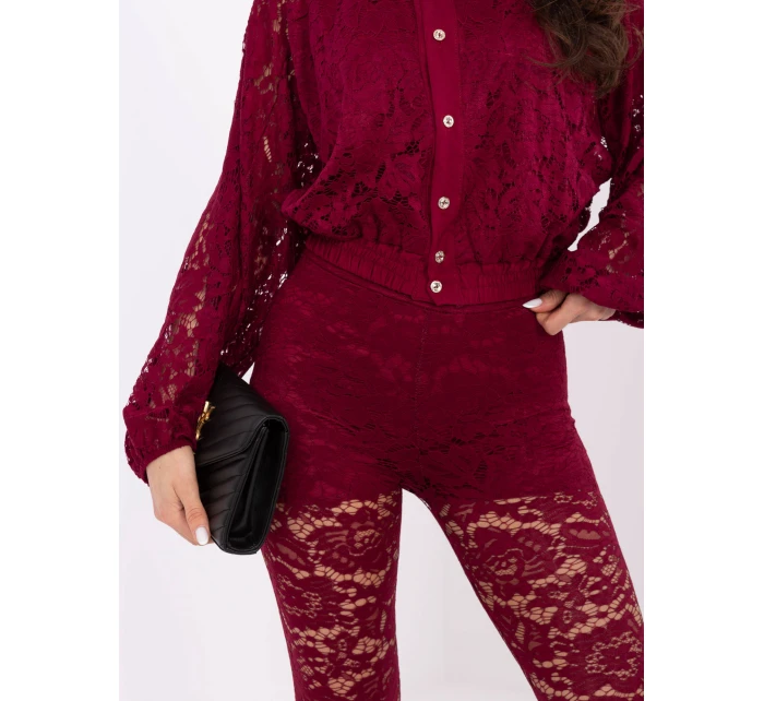 MI SP nohavice K87.55 bordová