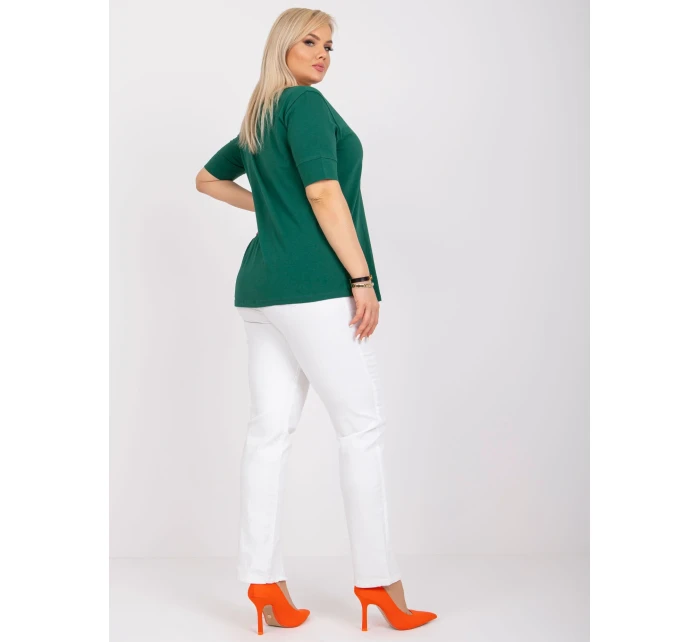 Tričko RV TS 6330.92P tmavo zelená