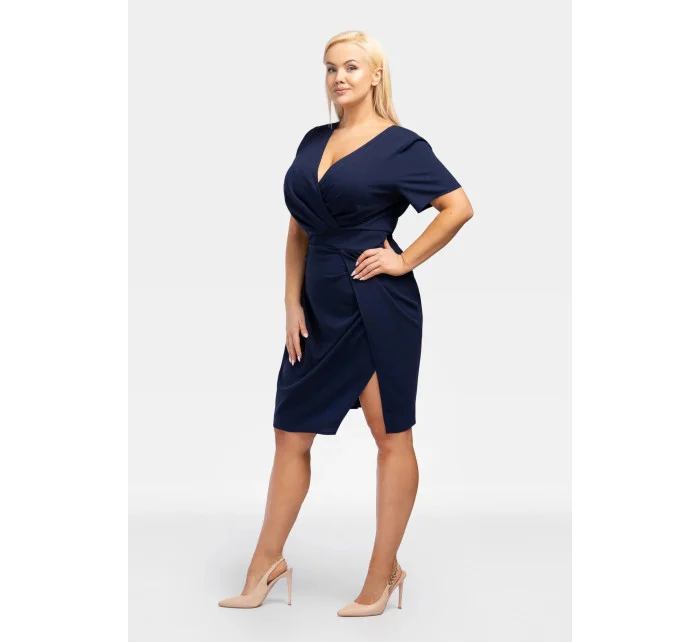 Dámské šaty model 18587035 modré - Karko Dámské šaty model 18587035 modré - Karko