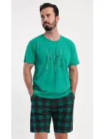 Pánske pyžamové šortky Tetris