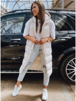 Dámská prošívaná vesta béžová Dstreet model 21965514 - FashionStreet