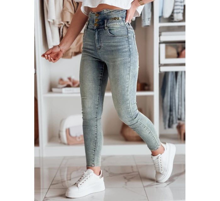 Dámske úzke džínsy STOLINE blue FashionStreet UY2479