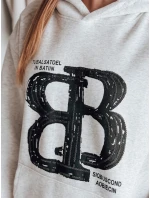 Dámská mikina oversize šedá Dstreet model 21988067 - FashionStreet