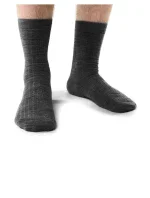 Pánské žebrované ponožky model 16327050 Merino - Steven Pánské žebrované ponožky model 16327050 Merino - Steven