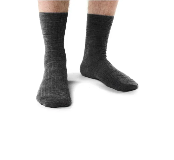 Pánské žebrované ponožky model 16327050 Merino - Steven Pánské žebrované ponožky model 16327050 Merino - Steven