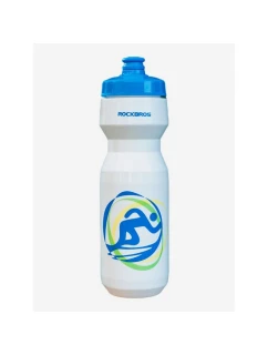 Bidon na bicykel Rockbros DCBT69B biely a modrý