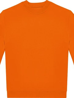 B&C ID.332 Crew Unisex mikina 01.I332 oranžová