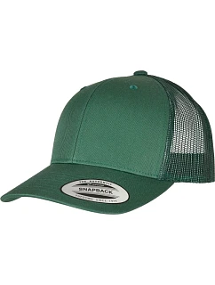 Flexfit 6606/6606T 6-panelová retro čiapka „Trucker“ 55.6606 evergreen