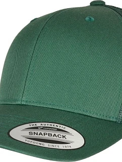 Flexfit 6606/6606T 6-panelová retro čiapka „Trucker“ 55.6606 evergreen