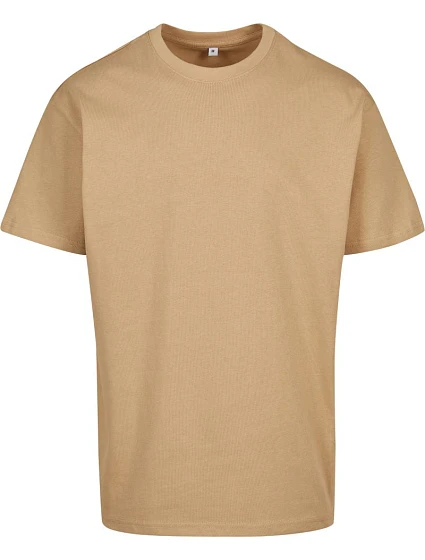 Build your Brand BY 102 Oversize tričko z hrubej bavlny 56.0102 union beige Build your Brand BY 102 Oversize tričko z hrubej bavlny 56.0102 union beige