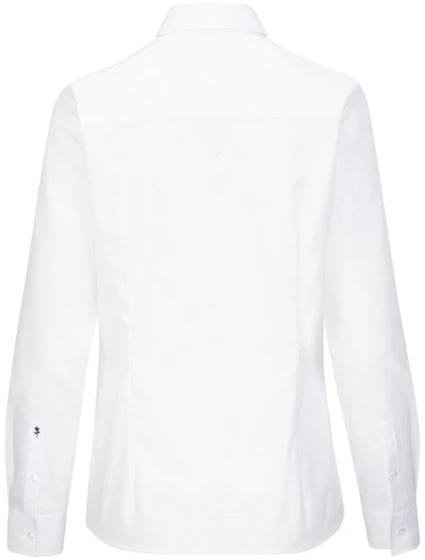 Blouse Regular LSL Popelínová halenka s dlouhým rukávem model 22501284 white - Seidensticker Blouse Regular LSL Popelínová halenka s dlouhým rukávem model 22501284 white - Seidensticker