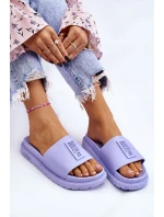 Dámské pantofle Big Star model 21582452 Světle fialová - Big Star Shoes