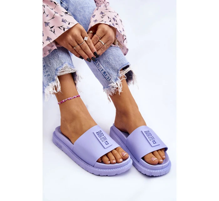 Dámské pantofle Big Star model 21582452 Světle fialová - Big Star Shoes