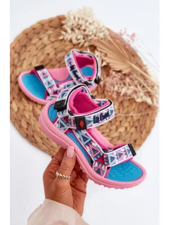 Dziecięce Sandałki Lee Cooper LCW-24-34-2600 Różowe