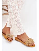 Dámské ploché s ozdobou Žluté Grelora