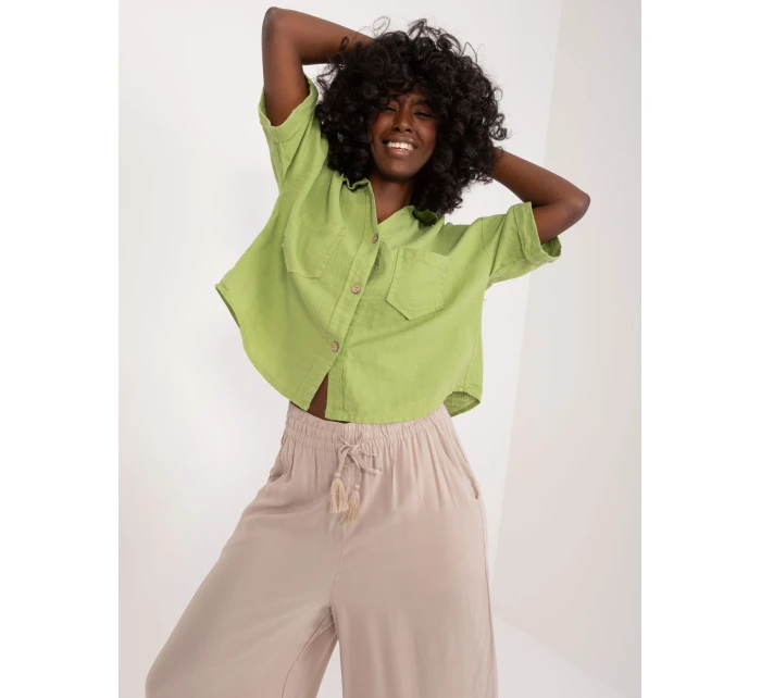 Spodnie model 20101023 beżowy - FPrice Spodnie model 20101023 beżowy - FPrice