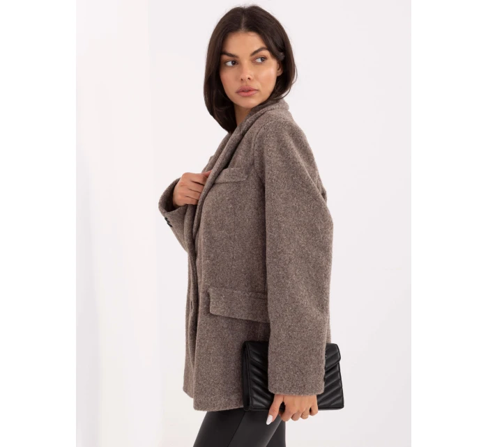 Płaszcz IT PL model 21749884 ciemny bezowy - FPrice